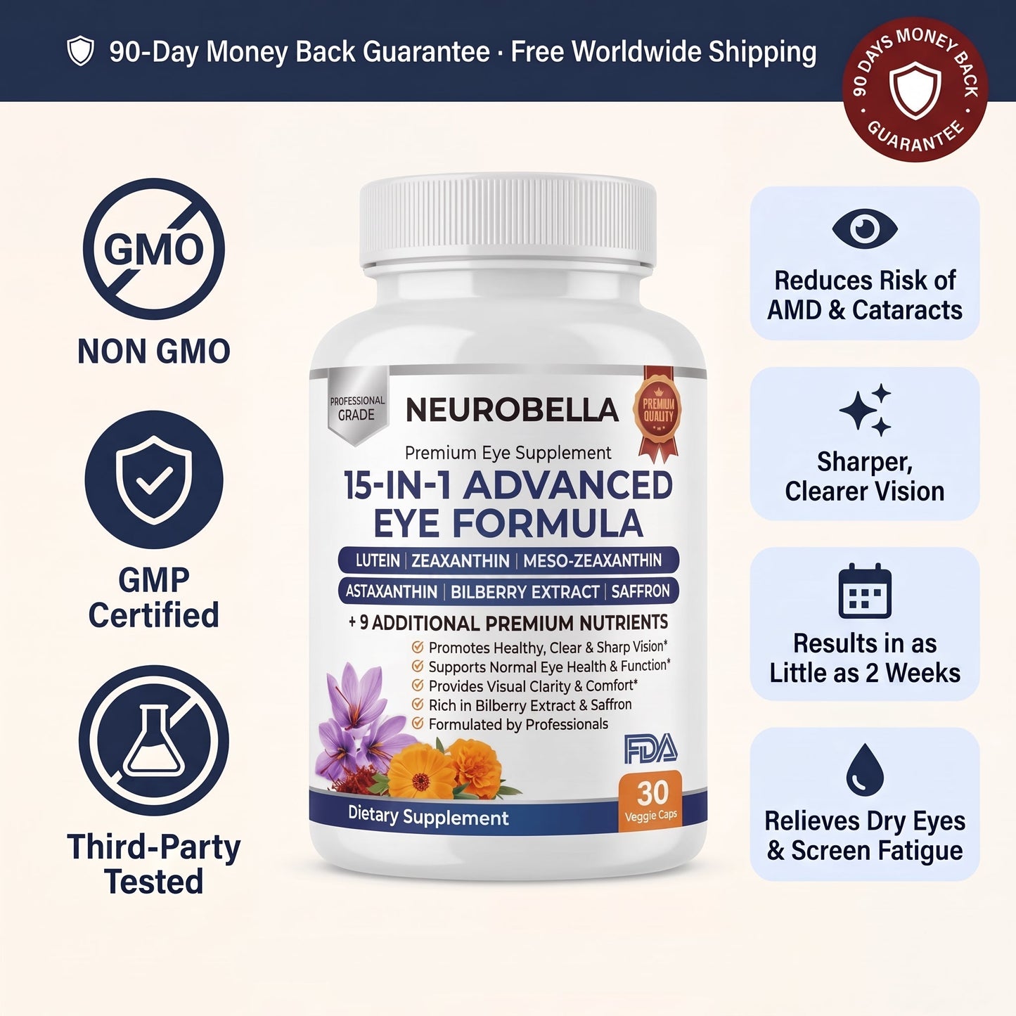 Neurobella 15-in-1 Advanced Eye Formula